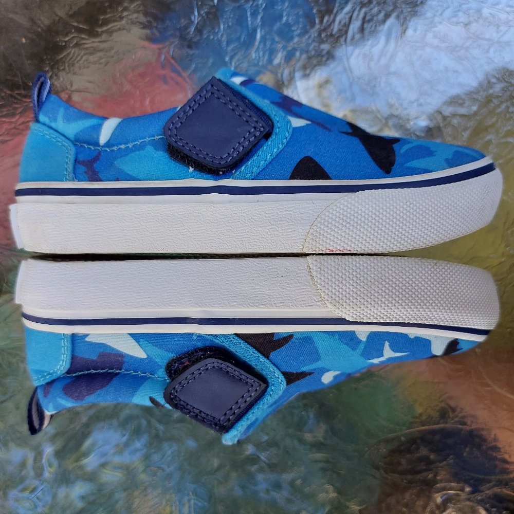 Kids Skecher Canvas Slip-On Camo Shoes - Picture 6 of 8